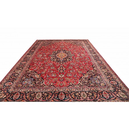 Tappeto Mashad Persia marrone giallo 292x405