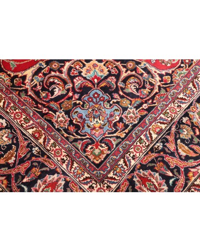 Tappeto Mashad Persia marrone giallo 292x405