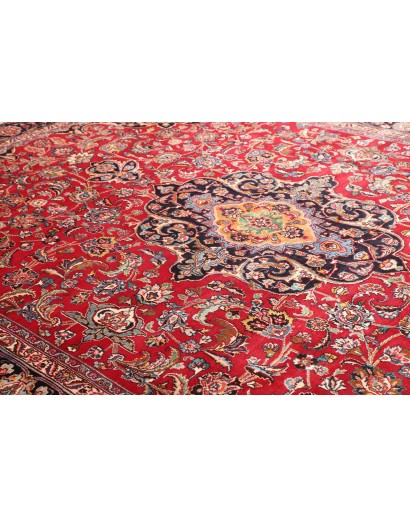 Tappeto Mashad Persia marrone giallo 292x405