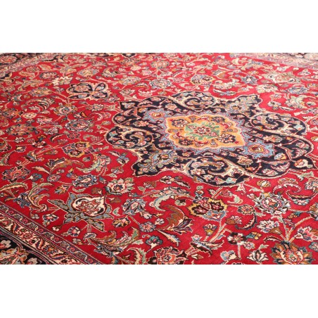 Tappeto Mashad Persia marrone giallo 292x405