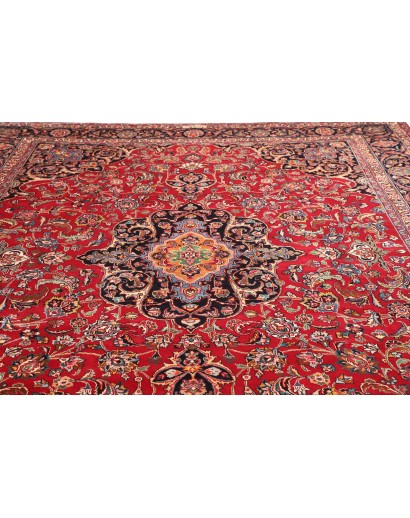 Tappeto Mashad Persia marrone giallo 292x405
