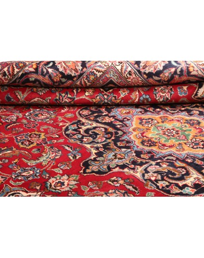 Tappeto Mashad Persia marrone giallo 292x405