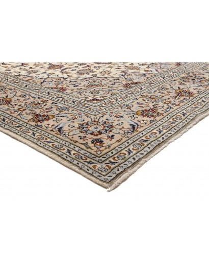 Tappeto Kashan Persia bianco grigio 197x310