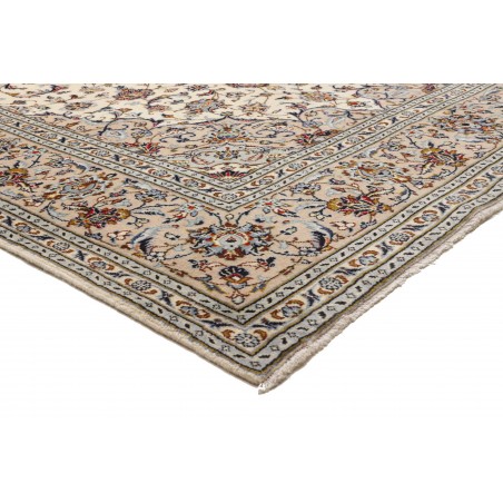 Tappeto Kashan Persia bianco grigio 197x310