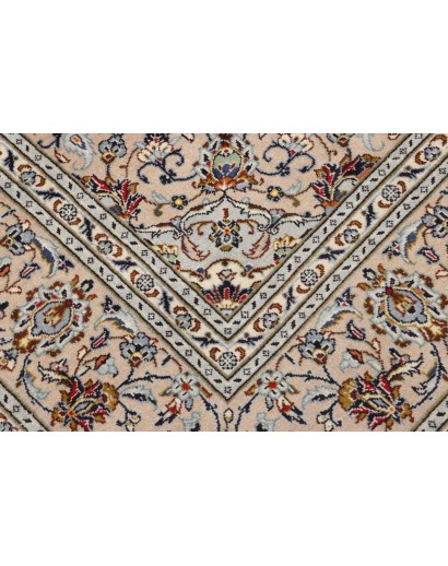 Tappeto Kashan Persia bianco grigio 197x310