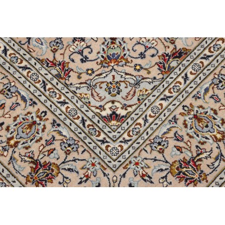 Tappeto Kashan Persia bianco grigio 197x310