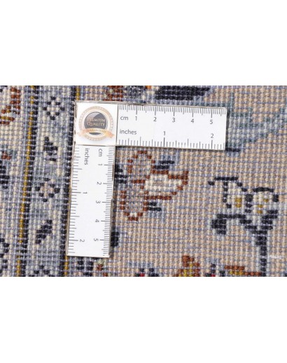Tappeto Kashan Persia bianco grigio 197x310