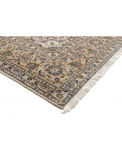 Tappeto Kashan Persia bianco verde 237x345