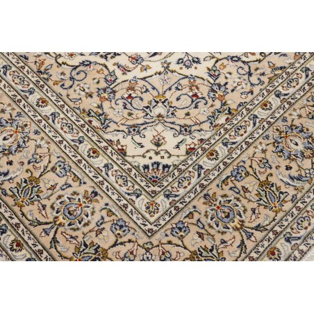 Tappeto Kashan Persia bianco verde 237x345