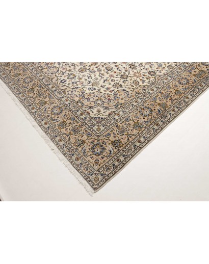 Tappeto Kashan Persia bianco verde 237x345