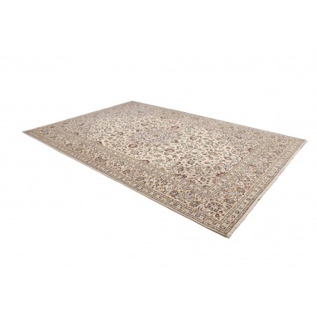 Tappeto Kashan Persia bianco marrone 238x356