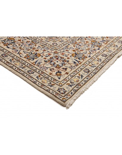 Tappeto Kashan Persia bianco marrone 238x356