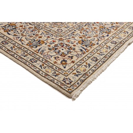 Tappeto Kashan Persia bianco marrone 238x356