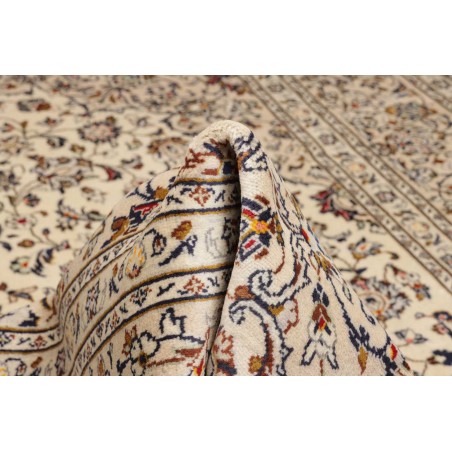 Tappeto Kashan Persia bianco marrone 238x356