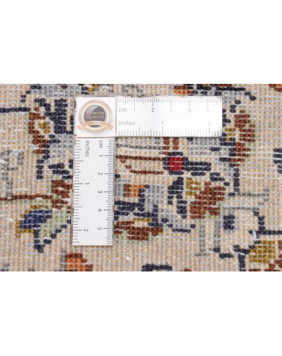 Tappeto Kashan Persia bianco marrone 238x356