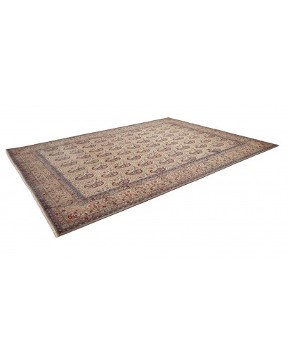 Tappeto Ghom Persia giallo grigio 290x385