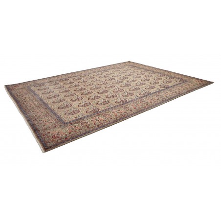 Tappeto Ghom Persia giallo grigio 290x385