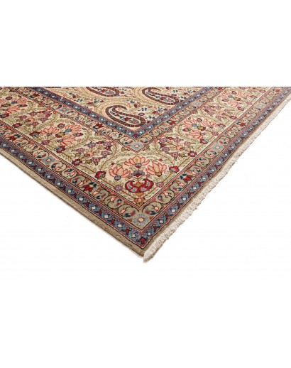 Tappeto Ghom Persia giallo grigio 290x385