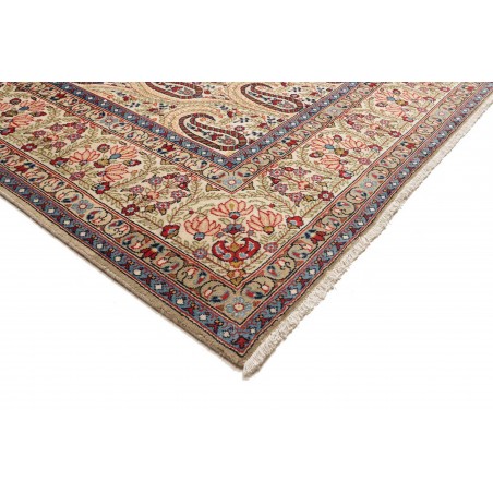 Tappeto Ghom Persia giallo grigio 290x385