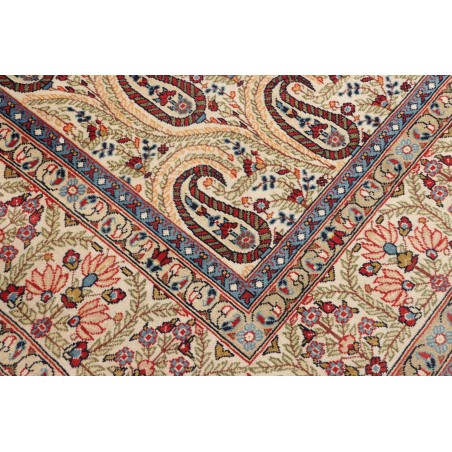 Tappeto Ghom Persia giallo grigio 290x385