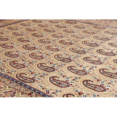 Tappeto Ghom Persia giallo grigio 290x385