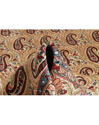 Tappeto Ghom Persia giallo grigio 290x385