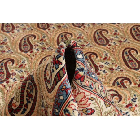 Tappeto Ghom Persia giallo grigio 290x385