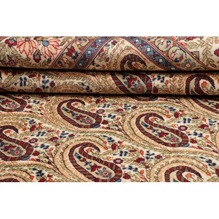 Tappeto Ghom Persia giallo grigio 290x385