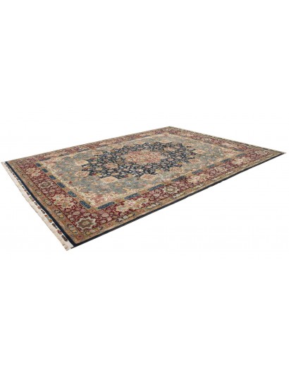 Tappeto Tabriz 70 Raj Persia bianco marrone 300x397