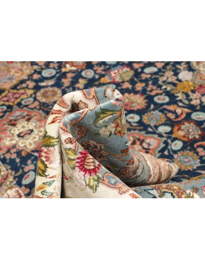 Tappeto Tabriz 70 Raj Persia bianco marrone 300x397