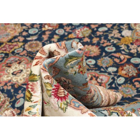 Tappeto Tabriz 70 Raj Persia bianco marrone 300x397