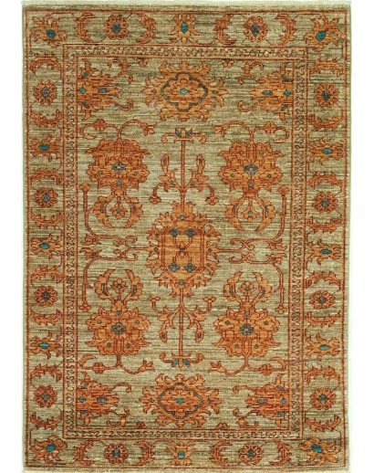 Tappeto Zigler Fine Pakistan arancione grigio 79x115
