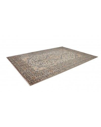 Tappeto Kashan Persia beige bianco 246x350