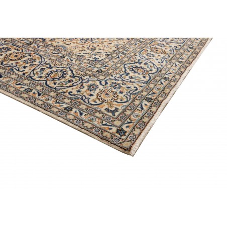 Tappeto Kashan Persia beige bianco 246x350
