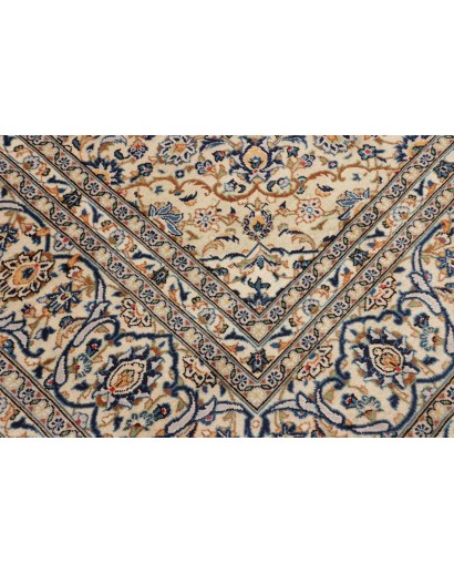 Tappeto Kashan Persia beige bianco 246x350
