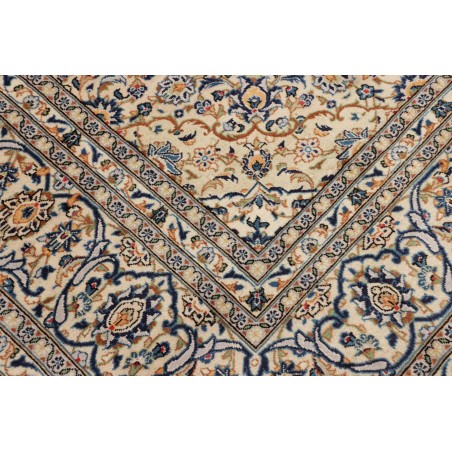 Tappeto Kashan Persia beige bianco 246x350