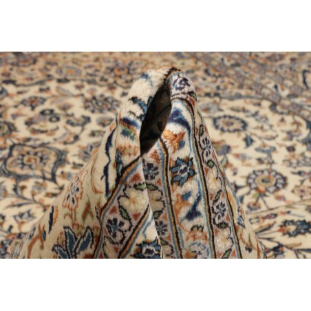 Tappeto Kashan Persia beige bianco 246x350