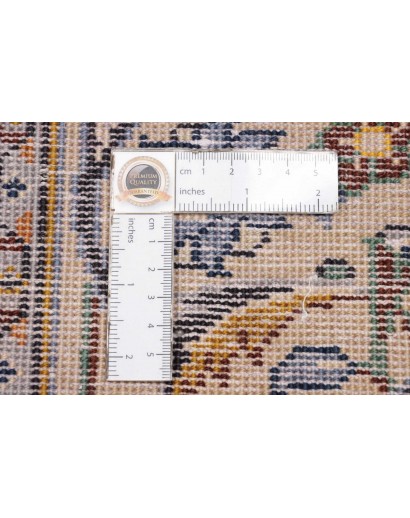 Tappeto Kashan Persia beige bianco 246x350