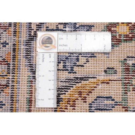 Tappeto Kashan Persia beige bianco 246x350