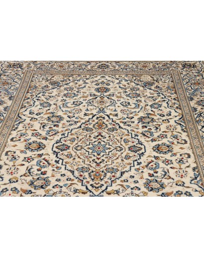Tappeto Kashan Persia beige marrone 196x308