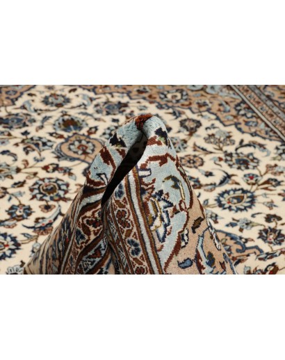 Tappeto Kashan Persia beige marrone 196x308