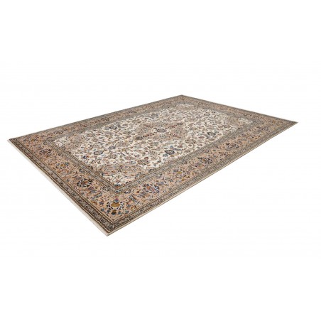 Tappeto Kashan Persia beige grigio 243x353