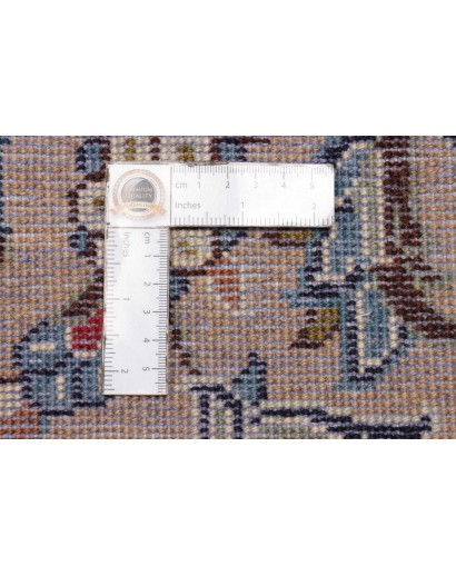 Tappeto Kashan Persia beige grigio 243x353