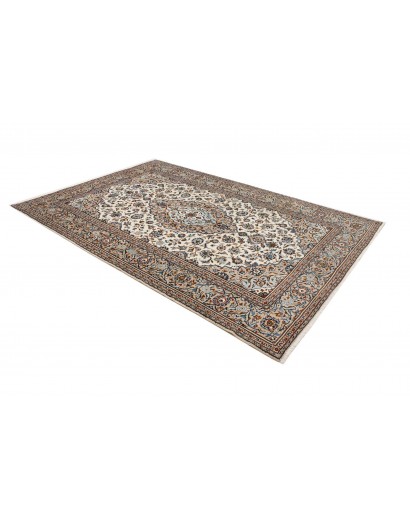 Tappeto Kashan Persia beige marrone 200x297
