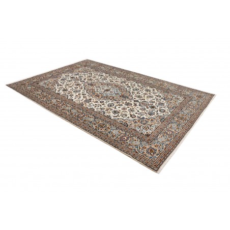 Tappeto Kashan Persia beige marrone 200x297