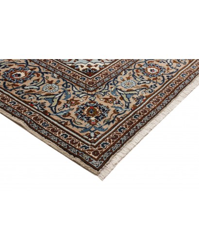Tappeto Kashan Persia beige marrone 200x297