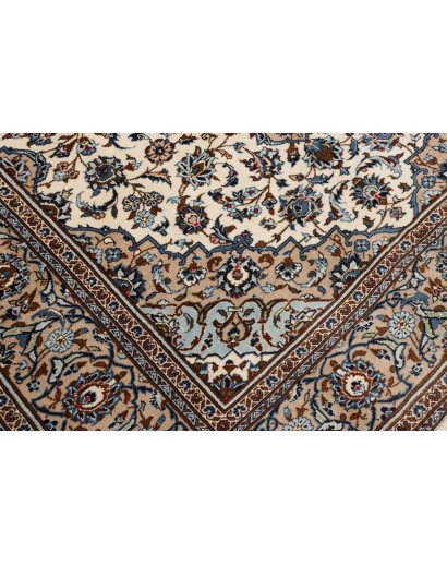 Tappeto Kashan Persia beige marrone 200x297