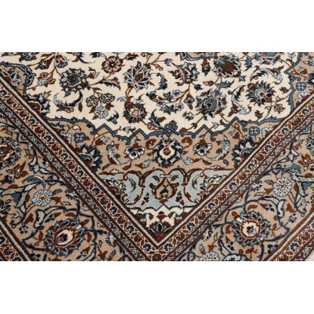 Tappeto Kashan Persia beige marrone 200x297
