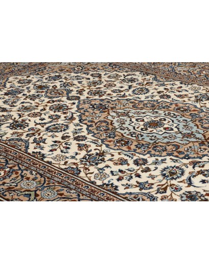 Tappeto Kashan Persia beige marrone 200x297