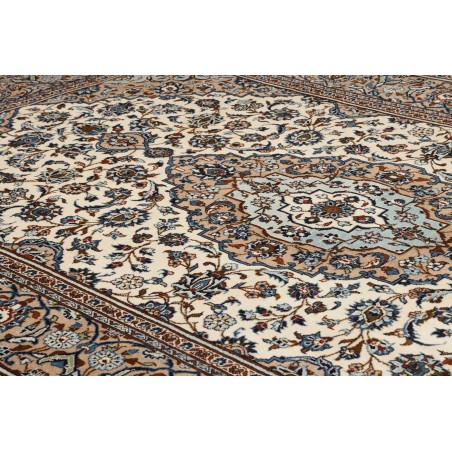 Tappeto Kashan Persia beige marrone 200x297